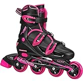 Roller Derby V-Tech 500 Adjustable Performance Inline Skates | Adjustable inline skates feature push-button sizing, triple buckles, ventilated boot, 76mm wheels and Gold-7 bearings.