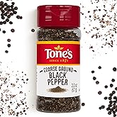 Tone's Coarse Ground Black Pepper, 3.75 Ounce