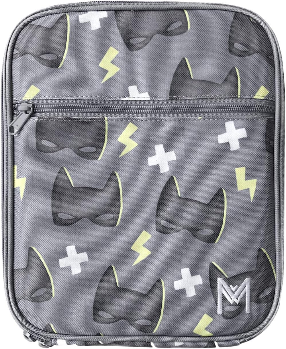Montii Kids Thermal Insulated Lunchbag/Coolbag with Built in ice Block/Pack - Superhero