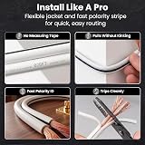 GEARit 2x2.5mm² Speaker Cable 152.4m/500ft 14AWG Twin Core CCA White view 4