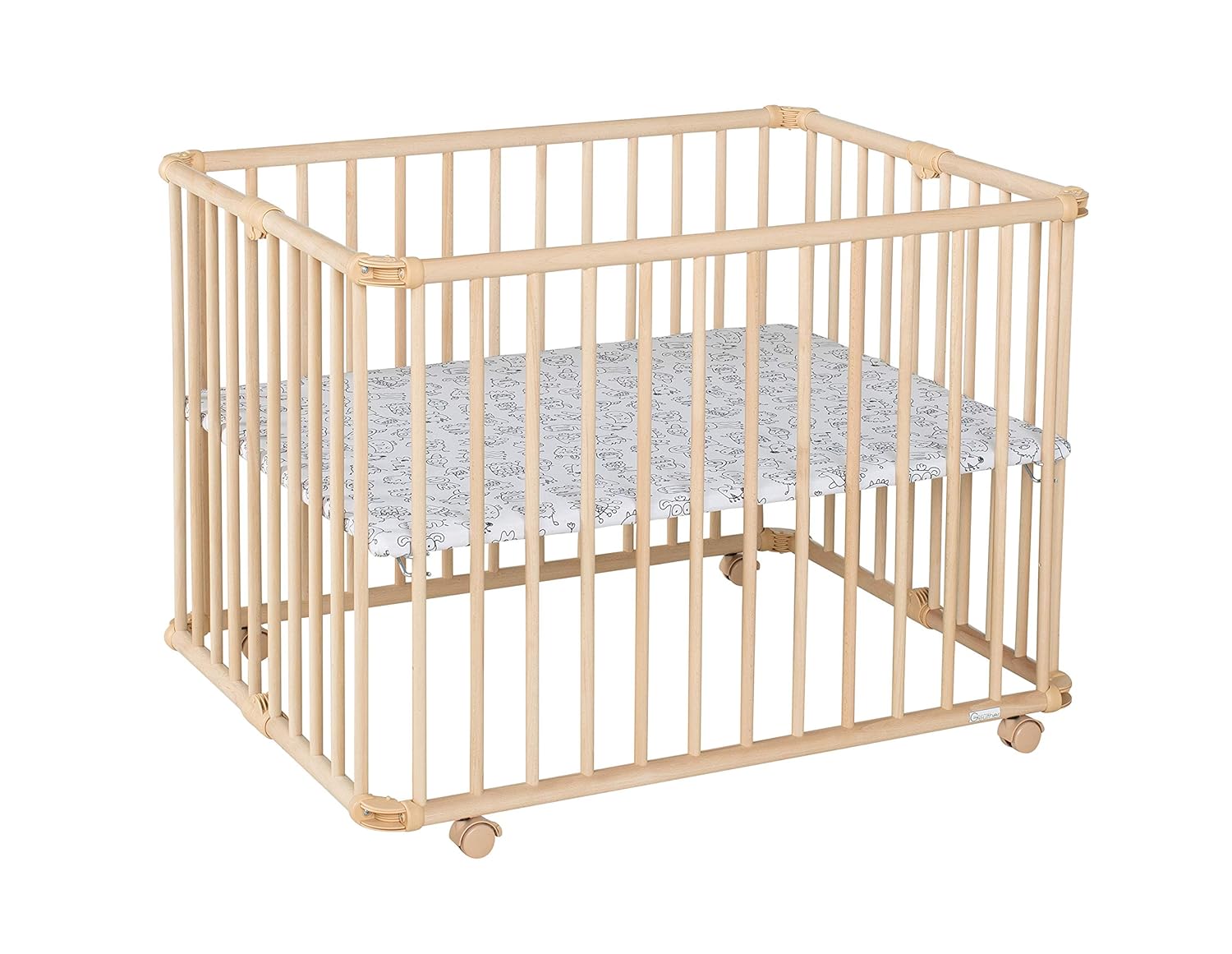 Pliable Naturel 2261 Bois 76 2 X 97 4 Cm Motif Du Fond Pois Geuther Parc Lucilee Ajustable En Hauteur La Chambre De Bebe Mobilier Dwteam In