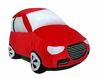 Soft Buddies Big Car Red