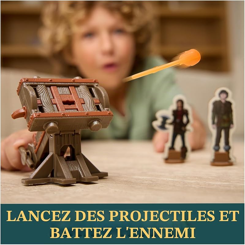 , Épreuve du Feu, Coffret de Jeu Toothless Canon Explosif, Coffret de Jeu Figurine de Dragon avec 3 Figurines de Vikings en Carton pour Les 4 Ans et Plus — photo 4 sur 8