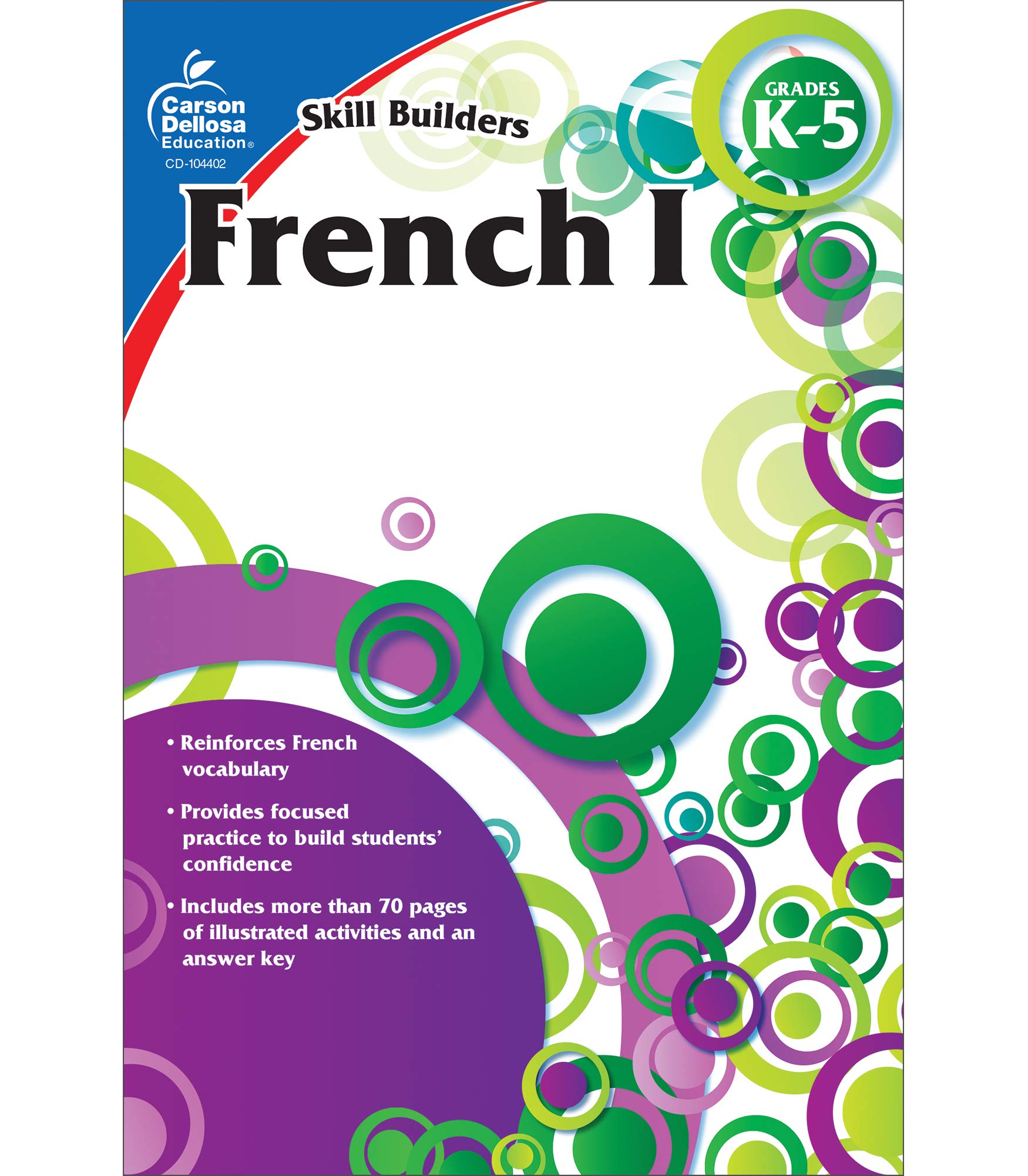Amazon Com French I Grades K 5 Skill Builders Carson Dellosa Publishing Books