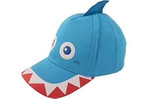 ABG Accessories Toddler Boys Cotton Baseball Cap with Assorted Animal Critter Designs, Age 2-4