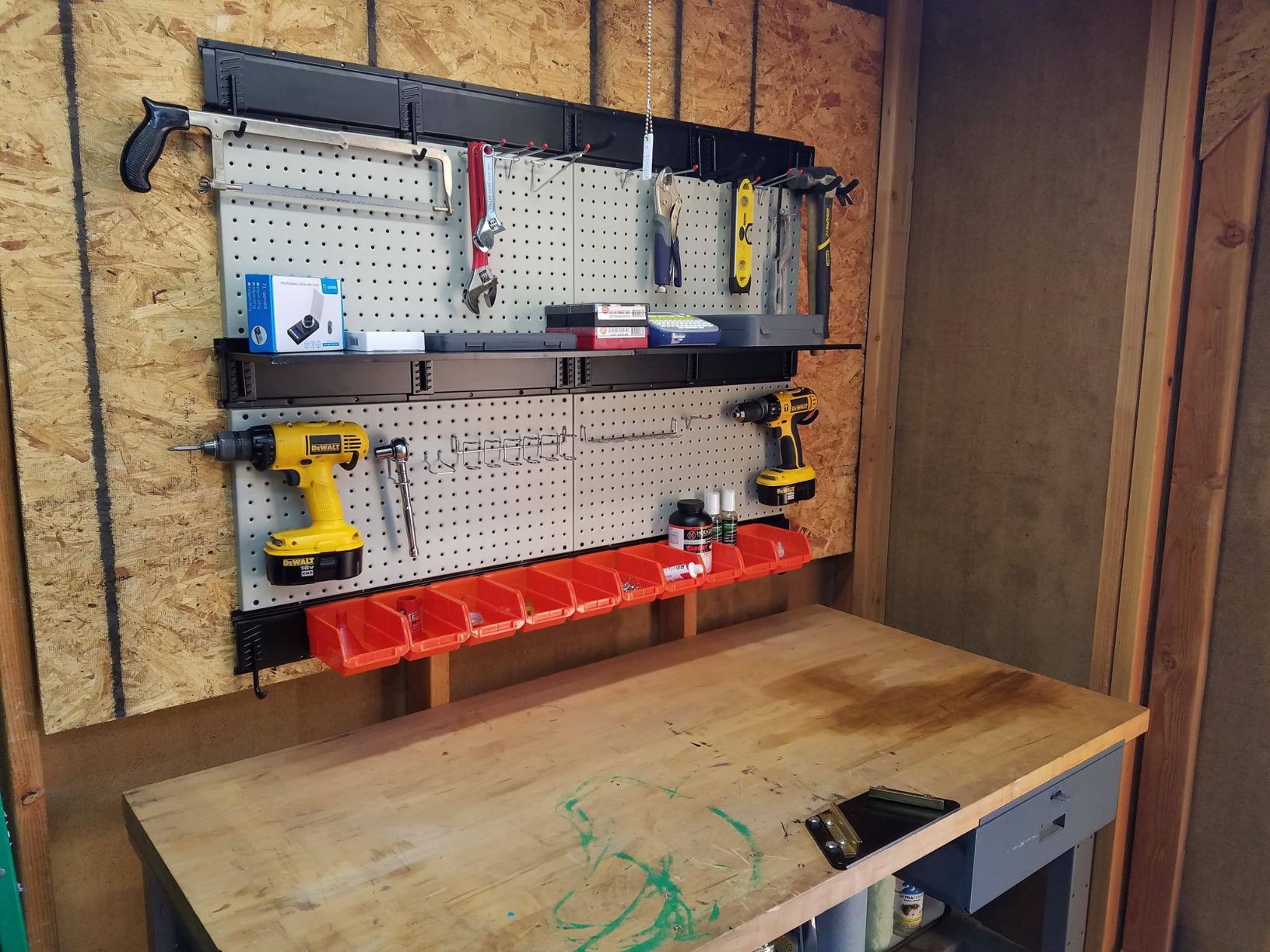 Ultrawall Black Pegboard Wall Organizer, 48X 36 Inch India