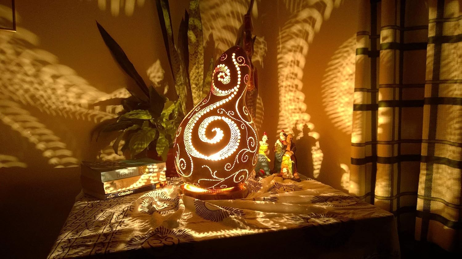 Amazon Com Nepenthe Gourd Lamp Shade Home Decor Birthday
