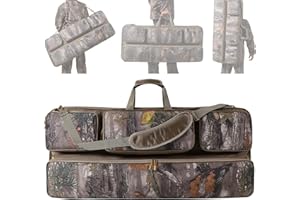 Wild Cedar Soft Compound Bow Case, Archery Bag with Arrow Pockets and Adjustable Straps,Durable Compound Bow Backpack with Soft Padding and Zipper, Carrying Archery Case for Storge and Protection
