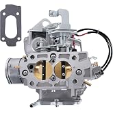 EVERESTWAY Carburetor 2 barrel Compatible for 1983-1986 Nissan 720 pickup 2.4L Z24 engine Compatible for 1984 Nissan Bluebird / 1985 Nissan Datsun, Replace# 16010-21G61,1601021G61