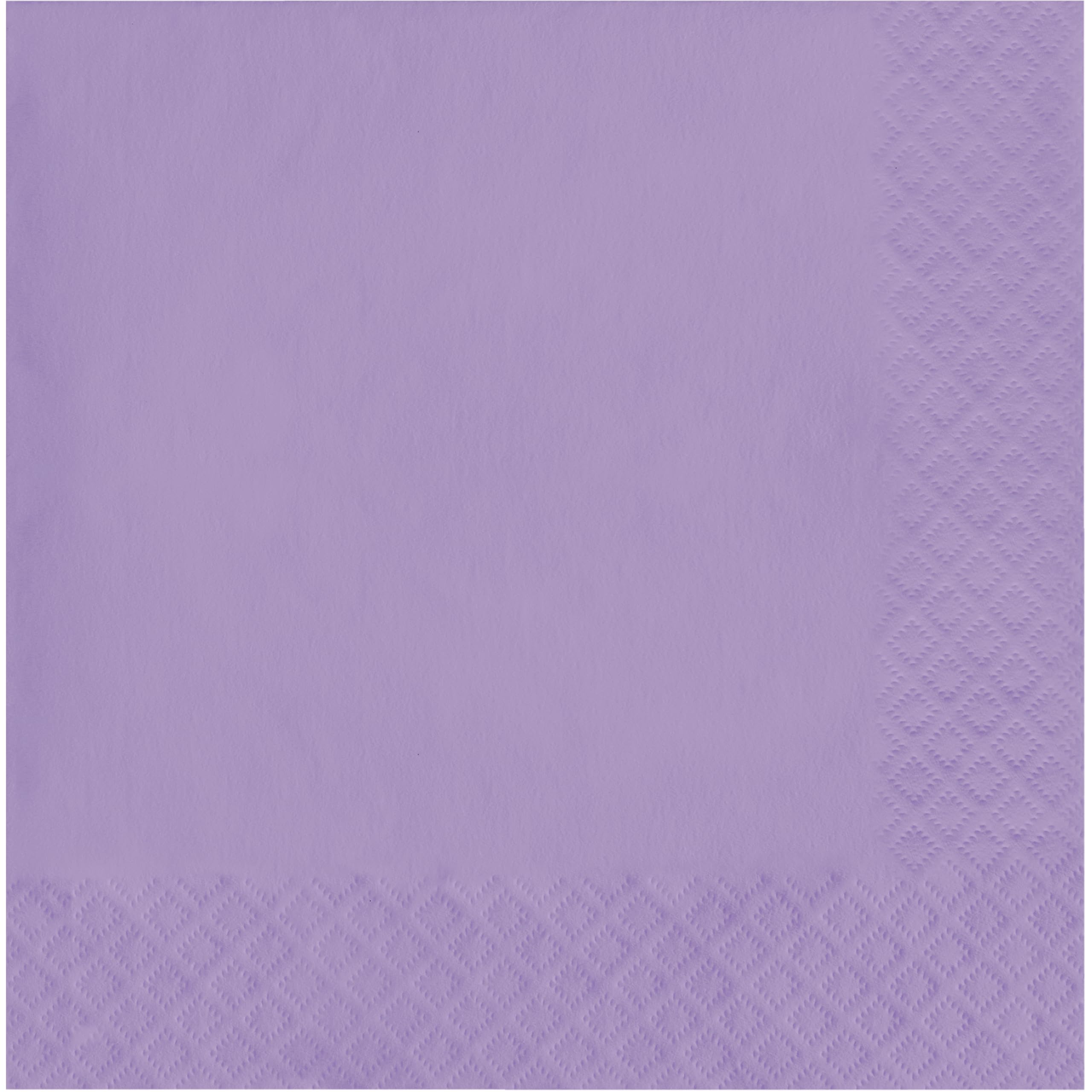 Creative Converting Touch of Color 2-Ply 50 Count Paper Lunch Napkins, Luscious Lavender
