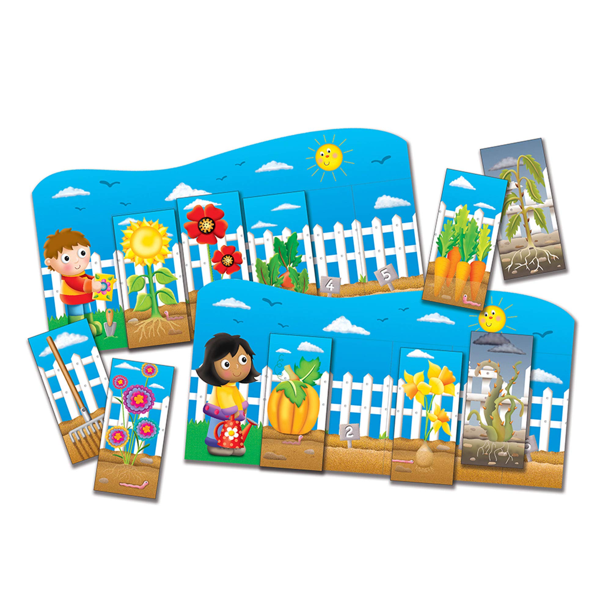 The Learning Journey Play It! Garden Patch - Counting & Memory Educational Board Game, Multicolor