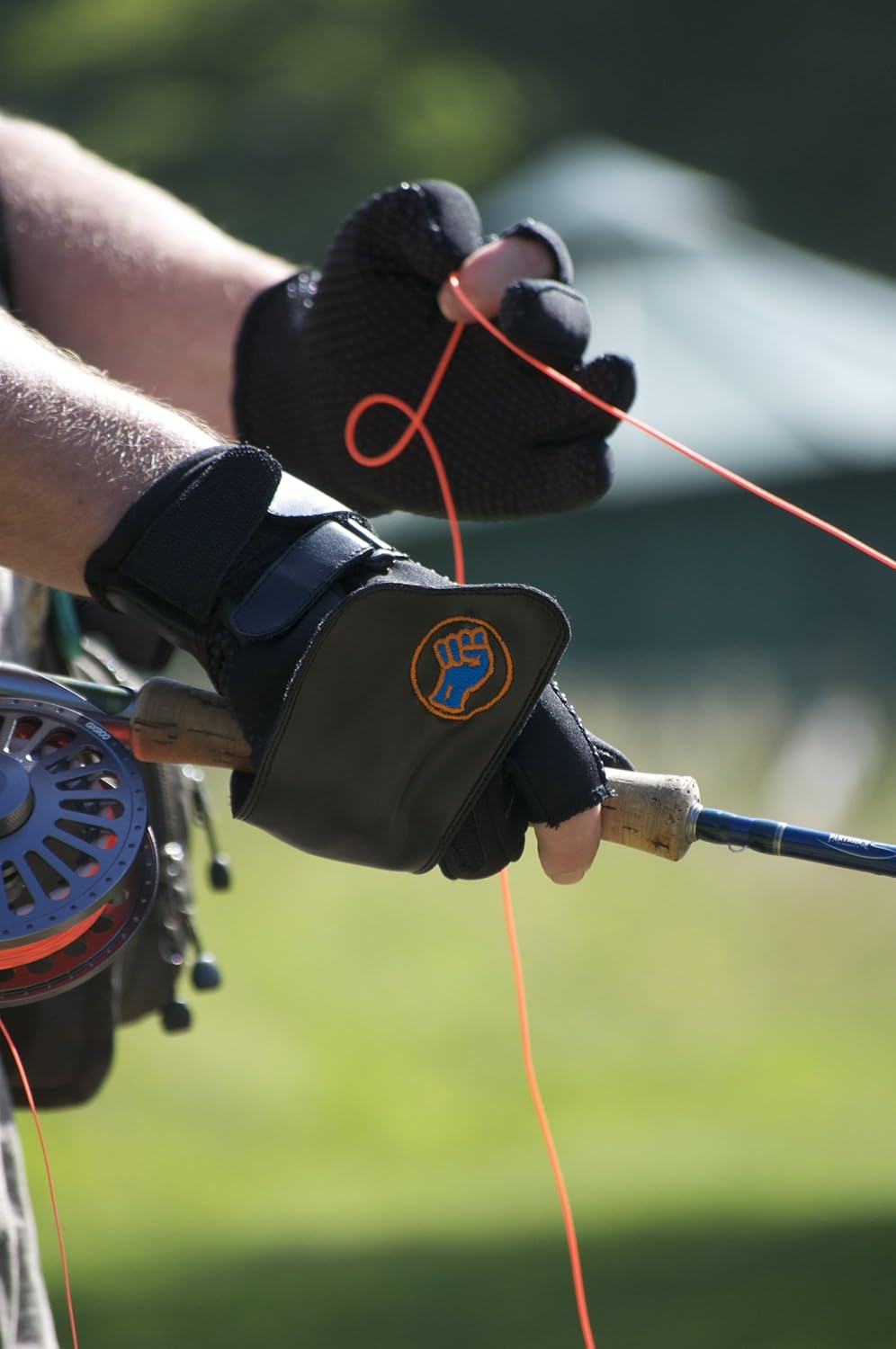 Pair of Gripeeze Fishing Gloves with Extra Grip Palms More