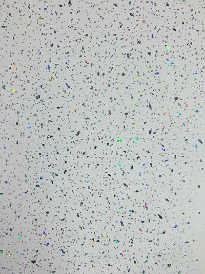 DBS White Sparkle Shower Wall Panels 1m x 2.4m PVC Cladding Wet Wall