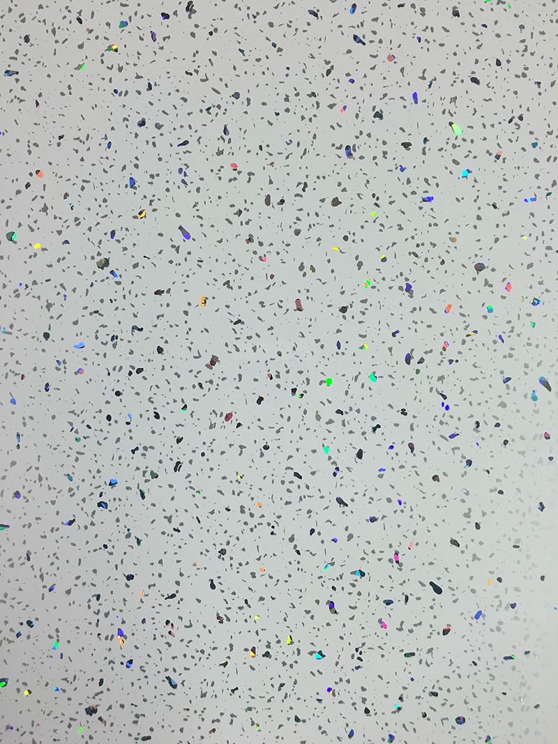 DBS White Sparkle Shower Wall Panels 1m x 2.4m PVC Cladding Wet Wall