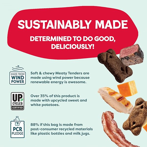 SHAMELESS PETS SOFT & CHEWY DOG TREATS, MEATY TENDERS VARIETY (3-PACK) – REAL MEAT IS 1ST INGREDIENT – GRAIN FREE, NO CORN OR SOY – DIGESTIVE SUPPORT – FOR SMALL, MEDIUM & LARGE DOGS