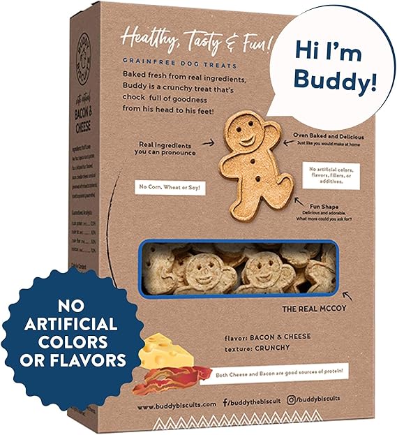 buddy biscuits bacon and cheese