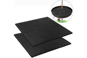 LOGOL 2 Pcs 22'' Square No Splatter Pad, Oil Drain Splash Pad for Car Changing Oil Transmission Drain Pan.