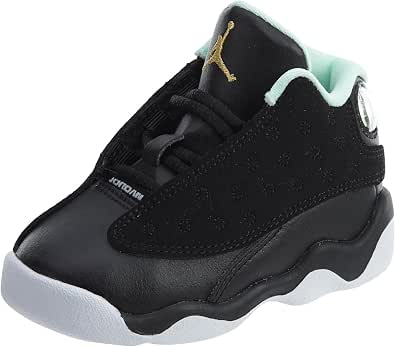 Amazon.com: Nike Air Jordan 13 GT bebé Zapatos de color dorado metálico/ Negro Espuma de menta, 8 : Ropa, Zapatos y Joyería