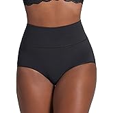 Leonisa SmartShape Thong Slimming High Waisted Compression Panties - Tummy Control Underwear for Women
