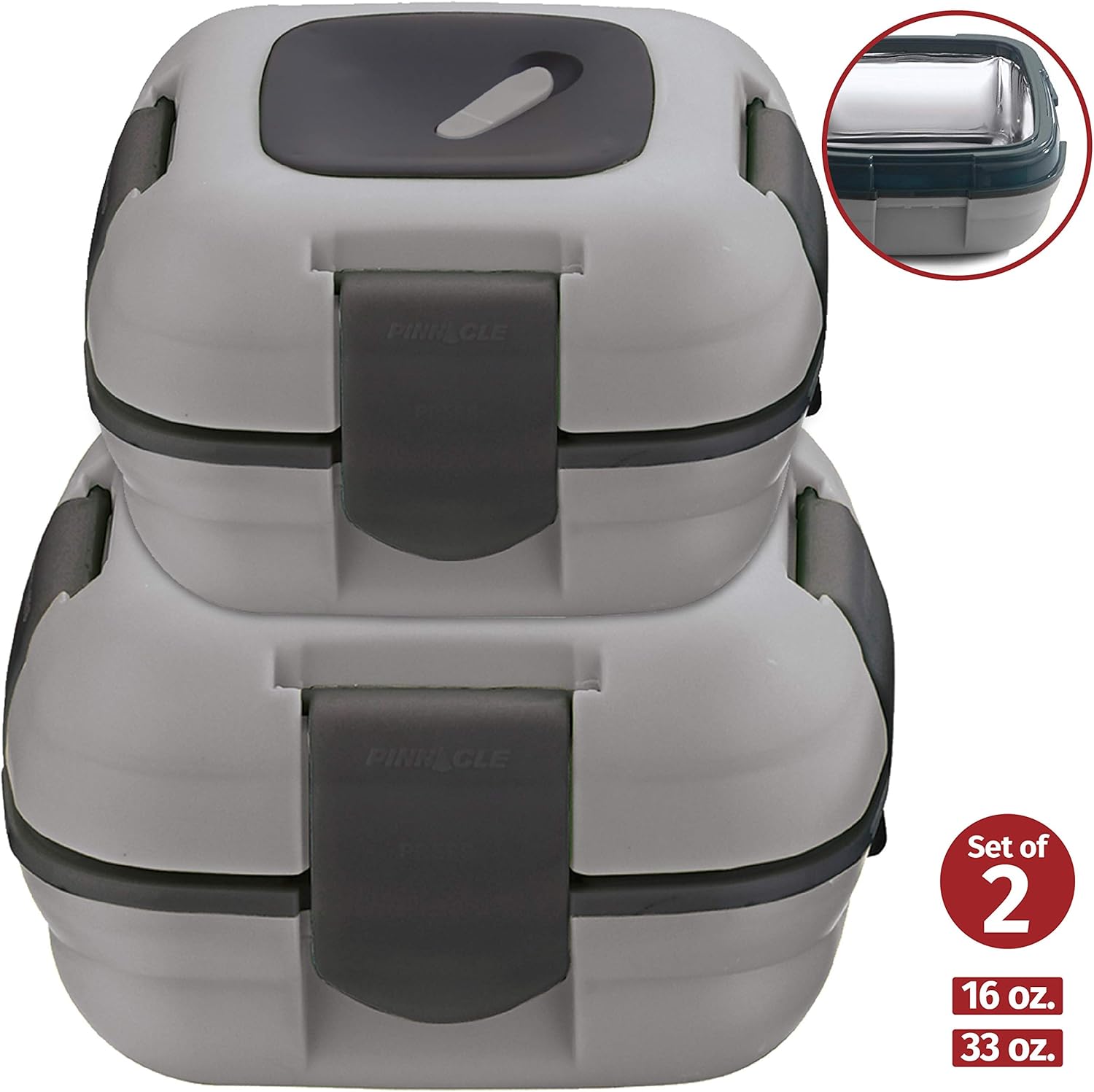 Lunch Box Pinnacle Insulated Leak Proof Lunch Box for