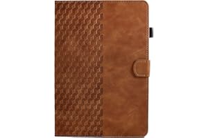 Longga Lenovo Tab M10 Plus 10.6" 3rd Gen 2022 Case, Pu Leather Embossed Pattern Stand Folio Tablet Cover with [Card Slot] [Pe