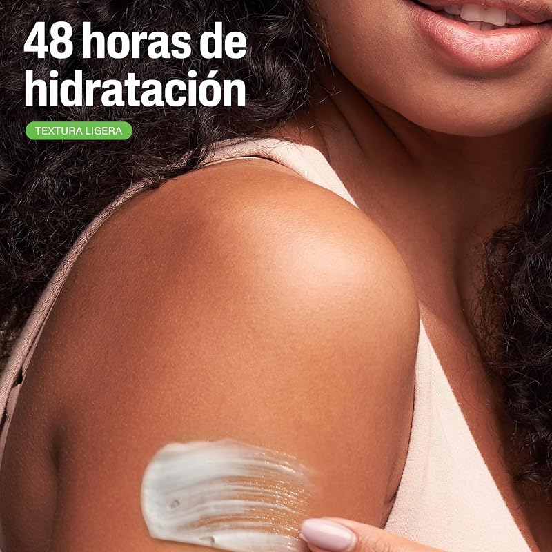 Loción Hidratante para Piel Sensible, Normal a Seca,Hidrata durante 48H, Fórmula ligera con Niacinamida, Pantenol y Glicerina, No Comodogénico, para Rostro y Cuerpo, 237ml