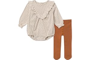 Modern Moments by Gerber baby-girls Bubble Romper and Tights Set