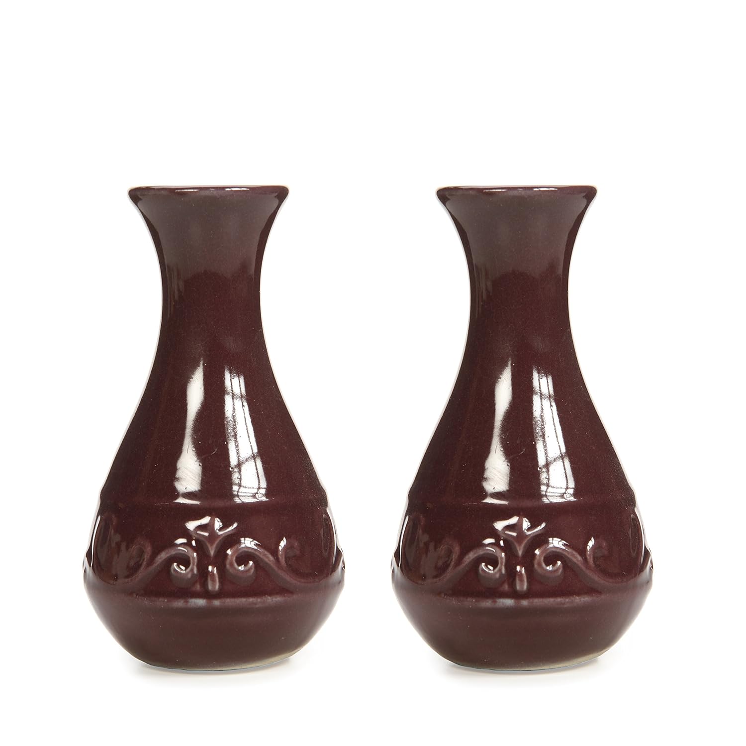 Hosley Ceramic Reed Diffuser Bottles 5.5" High, Set of 2