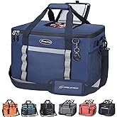 Maelstrom Collapsible Soft Cooler Bag,35/55/75 Cans Beach Cooler with Flip Top Lid, Ice Chest, Leakproof & Portable for Beach, Camping, Road Trips & Grocery Shopping