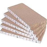 5 Packs cat Scratcher Toys Reversible Scratching Post Board for Indoor Cats Cardboard pad Sleep Play and Grind Claws