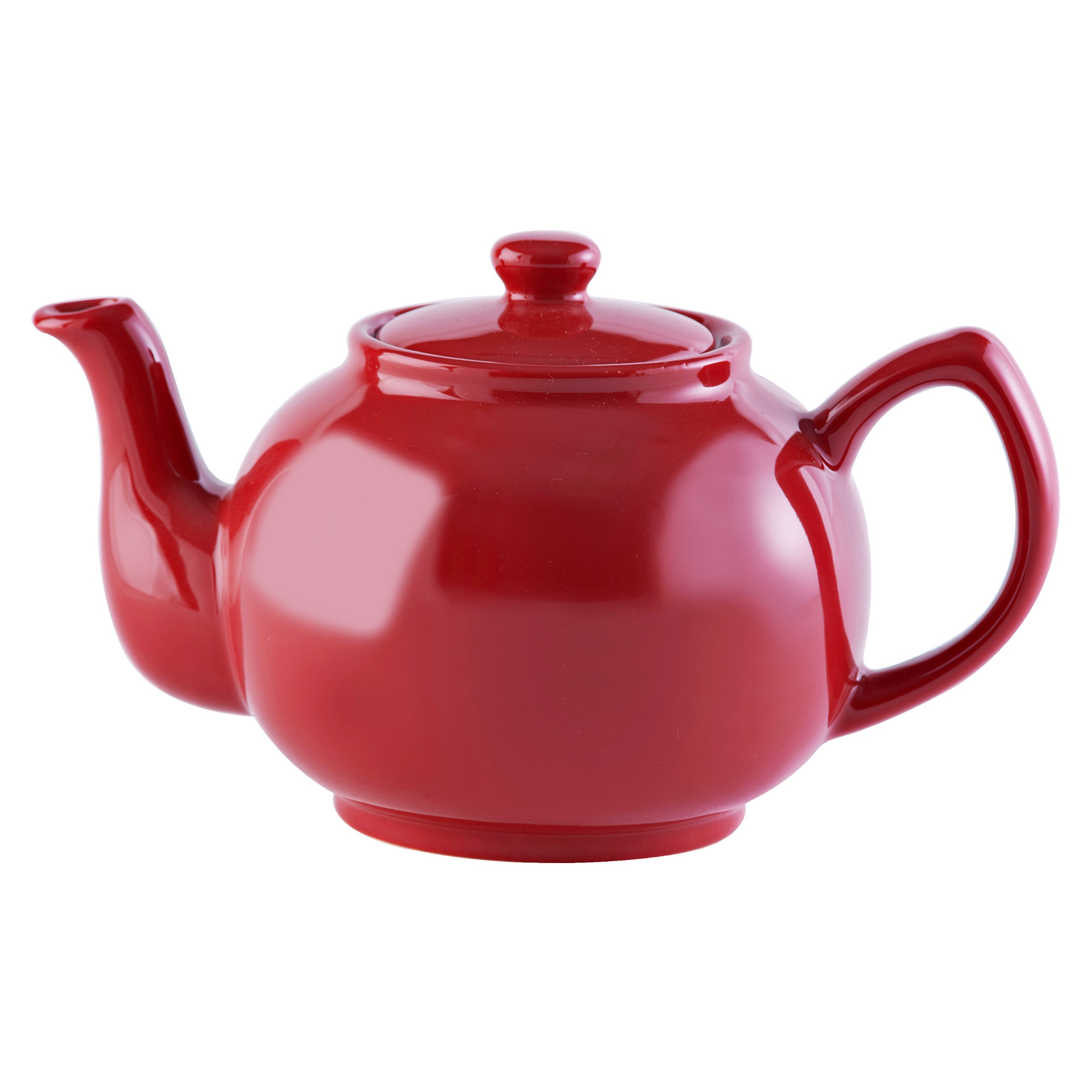 RAYWARE Brights Teapot, Red 6 Cup, Multi-Colour