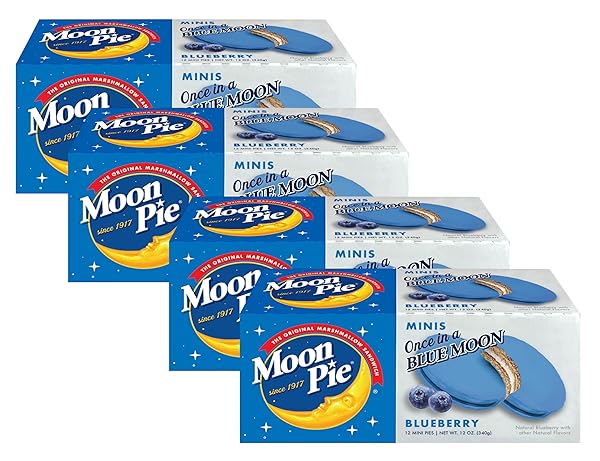 MOONPIE BLUBERRY SANDWHICH COOKIE MINI 4 PACK, 48...