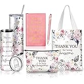 Wiwiqing 6 Pcs Valentines Day Gifts for Office Coworker Female Women Thank You May You Be Proud Ink Flower Gifts for Employee Staff Volunteer Administrative Professional Assistant(Chic Style)