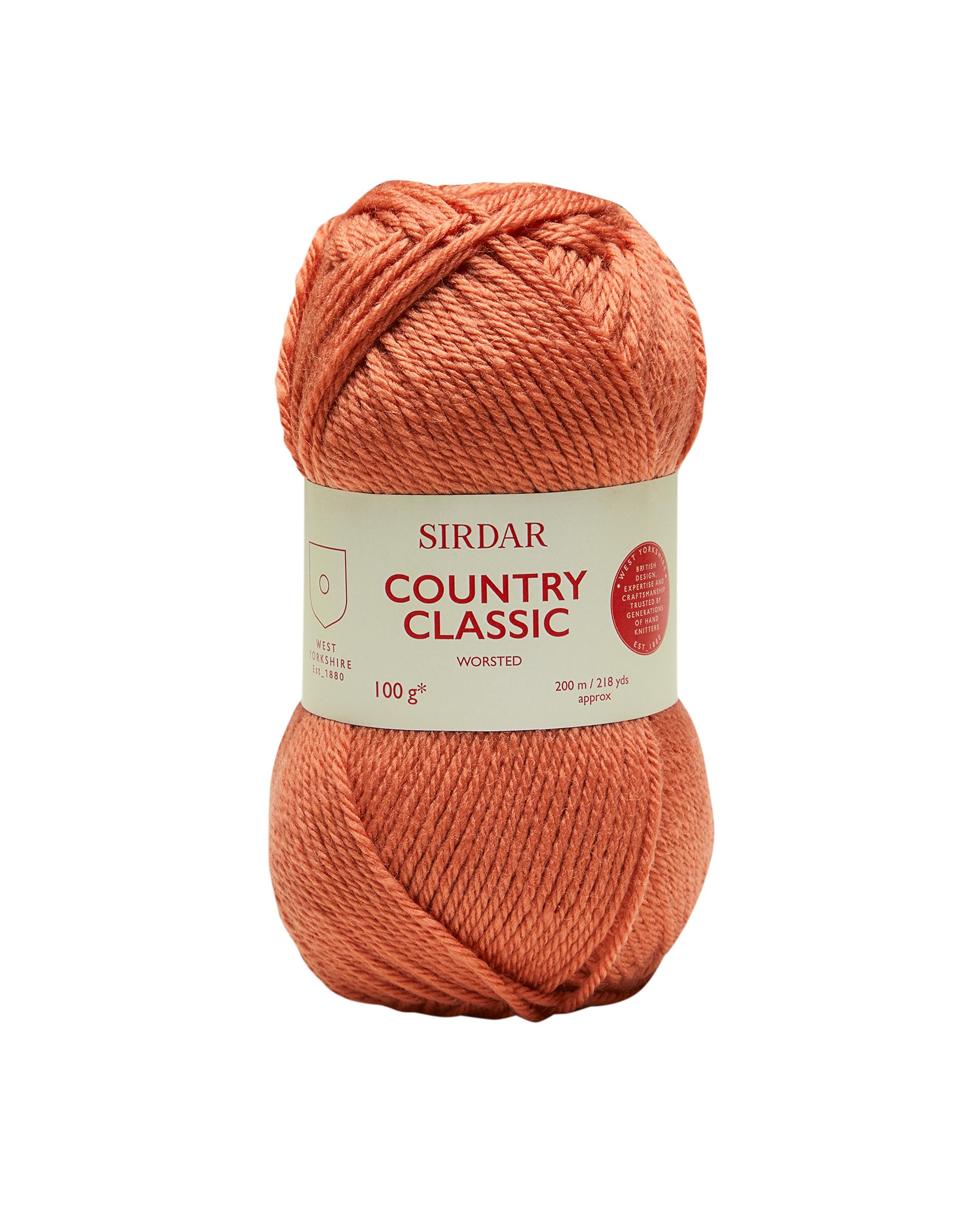 Sirdar Country Classic Worsted, Ginger (656), 100g