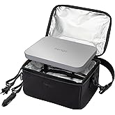 Bentgo Heat - Electric Lunch Bag & Food Warmer for Reheating Meals in Car, at Work & More - Heated Lunch Box Warmer for Adults, Students & Shift Workers, 12V/24V Auto & 120V Wall Cords (Carbon Black)