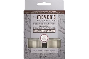Mrs. Meyer's Clean Day Premium Scented Oil Plug-In Diffuser, Air Freshener Refills - Lavender - Contains 2, 20mL Refills