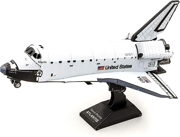 Amazon Fascinations メタルアーススペースシャトル アトランティス カラーバージョン 3dメタルモデルキット プラモデル 通販