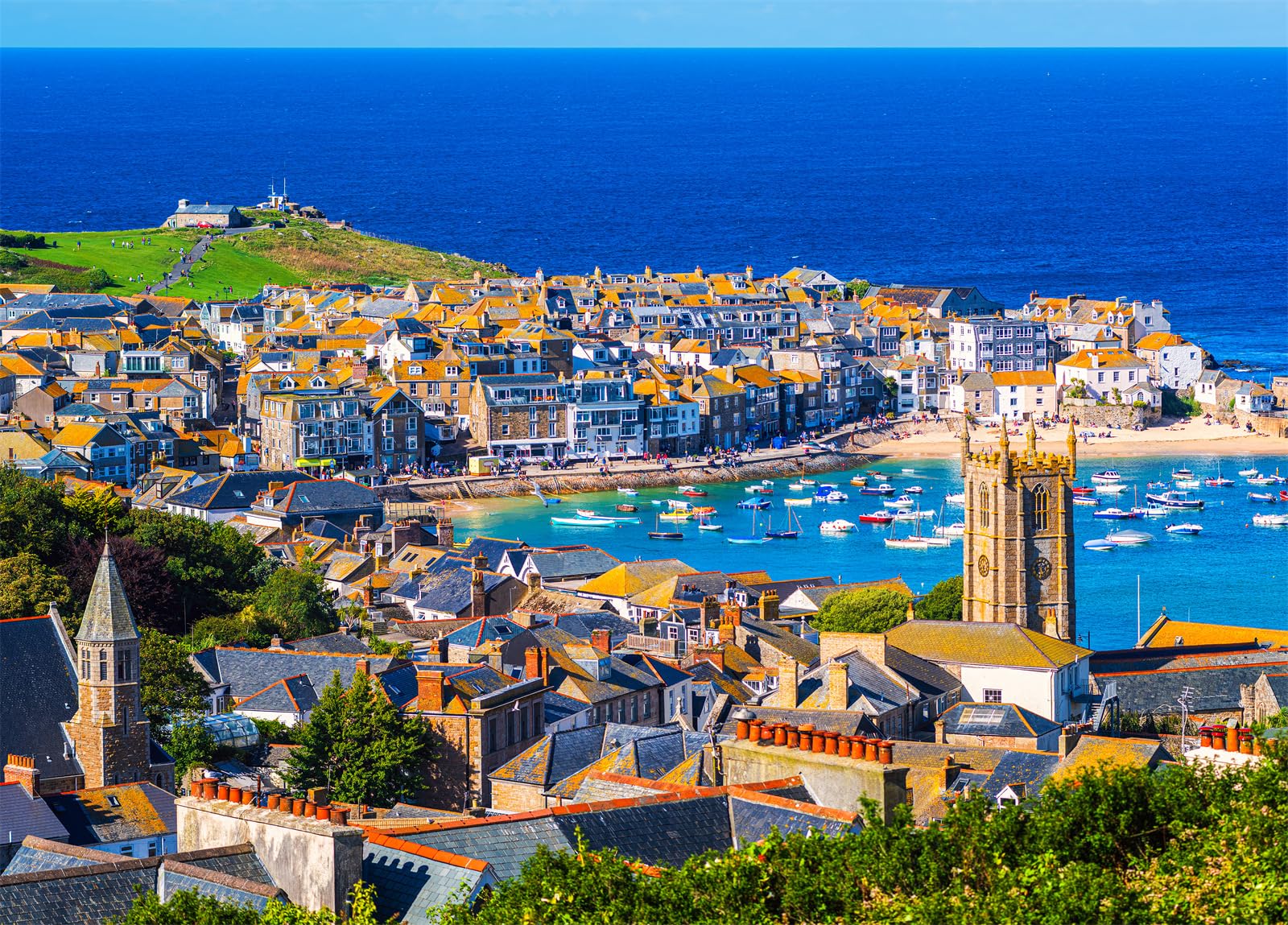 St. Ives Jigsaw Puzzles for Adults 1000 Jigsaws Charming Coastal Town 1000 Piece Jigsaw Puzzles for Adults — image 1