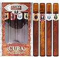 Cuba for Men Gift Set Cuba Gold Red Blue and Orange and All Are 1.15-Ounce