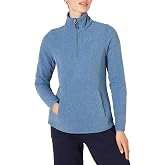 Amazon Essentials Women's Classic-Fit Long-Sleeve Quarter-Zip Polar Fleece Pullover Jacket - Discontinued Colors