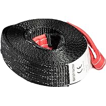 APISIZ Heavy Duty Tow Strap - 21,000 Lbs Capacity, 2" X 20' Green Recovery Strap With Velcro, Storage Bag - View #11