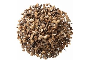 Monterey Bay Herb Co., Angelica Root, Angel of Herbs, Used to Bake Breads, Cakes, Muffins & Cookies, Add to Tea Blends, Cut & Sifted, 1/4 lb