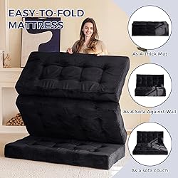 MAXYOYO Tri-Fold Mattress, 6 Inch Tufted Folding