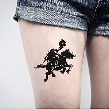 Exausta Com Juguetes Y Juegos Tatuajes Temporales Ohmytat Com Tatuaje Temporal De Bruja De Halloween 2 Piezas