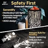 Serentify Colour Changing Electric Wax Melt Burner 26.5cm Black view 7