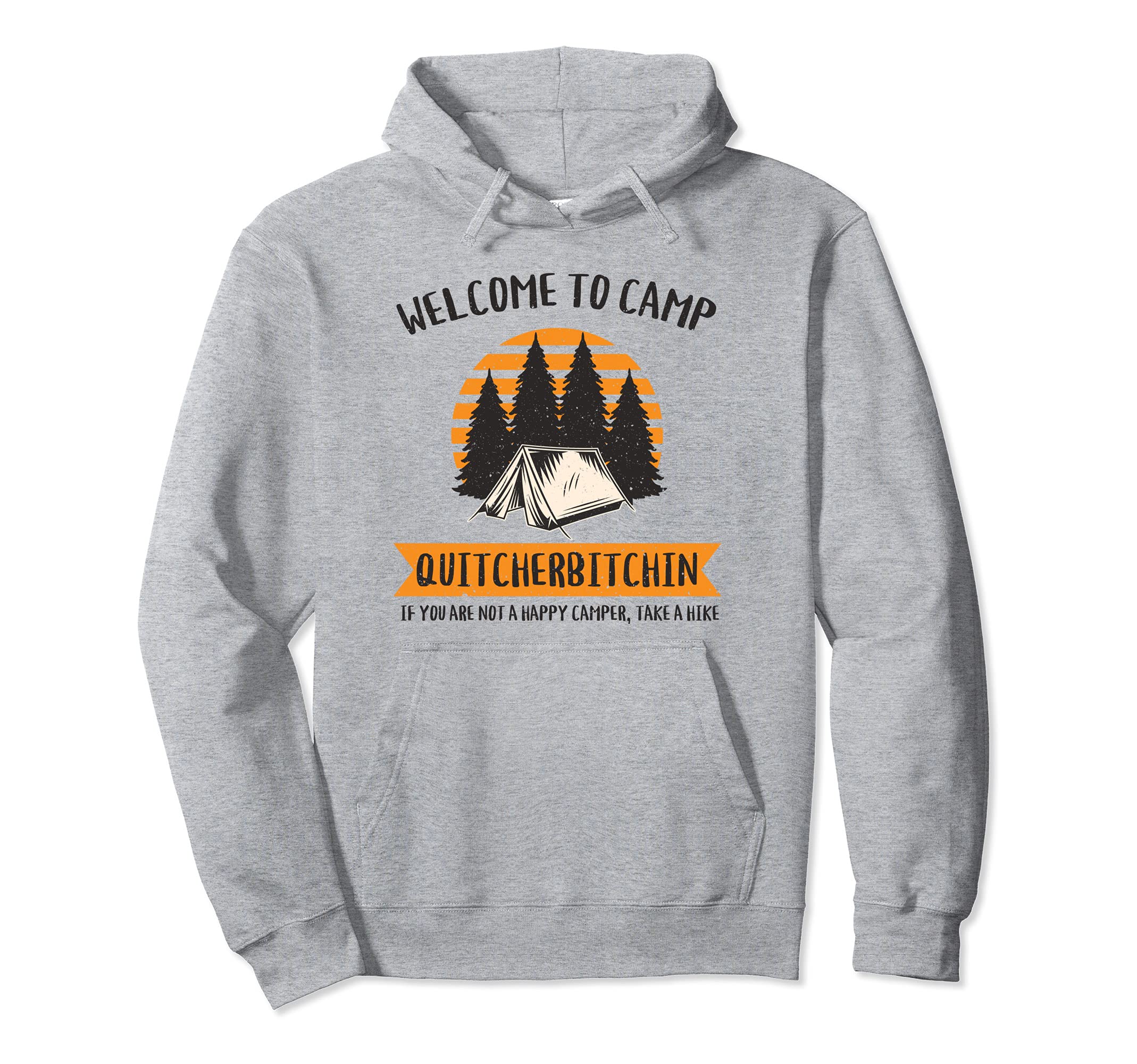 Camping Welcome To Camp Fun Summer Hiking Climbing Gear Pullover Hoodie
