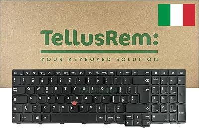 TellusRem Italian Non-Backlit Keyboard for Lenovo Thinkpad E531 T540 T550 L540