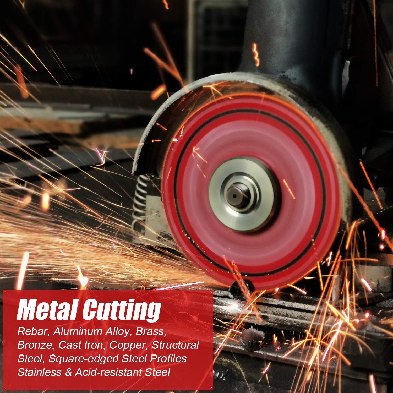 EZARC Diamond Cutting Wheel 4-1/2 x 7/8 Inch for Metal, Cut Off Wheel with 5000+ Cuts on Rebar, Steel, Iron and INOX: Industrial & Scientific