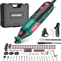 HYCHIKA 180W Rotary Tool, Variable Speed Rotary Tool Kit with Flex ...