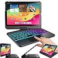 Snugg iPad Mini Keyboard Case/iPad Mini 7 Keyboard Case/iPad Mini 6 with Backlit, Trackpad, 360 Degree Rotatable, Wireless, Bluetooth